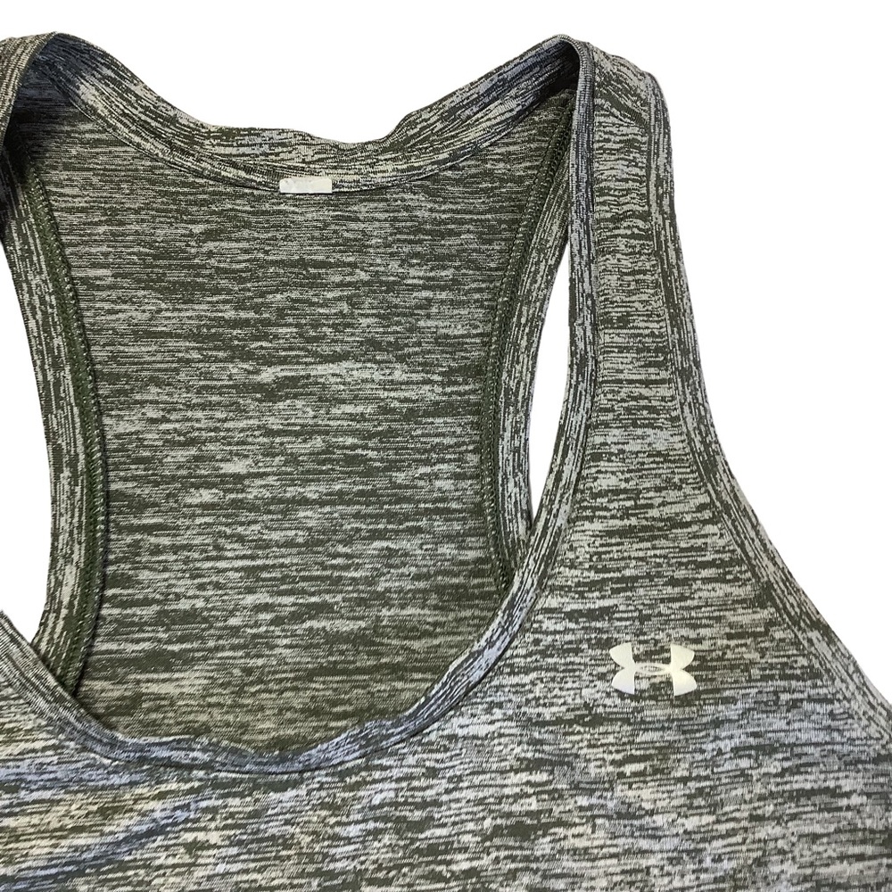 Grey Racerback Under Armor Tank Top size tag missing - Picture 7 of 10